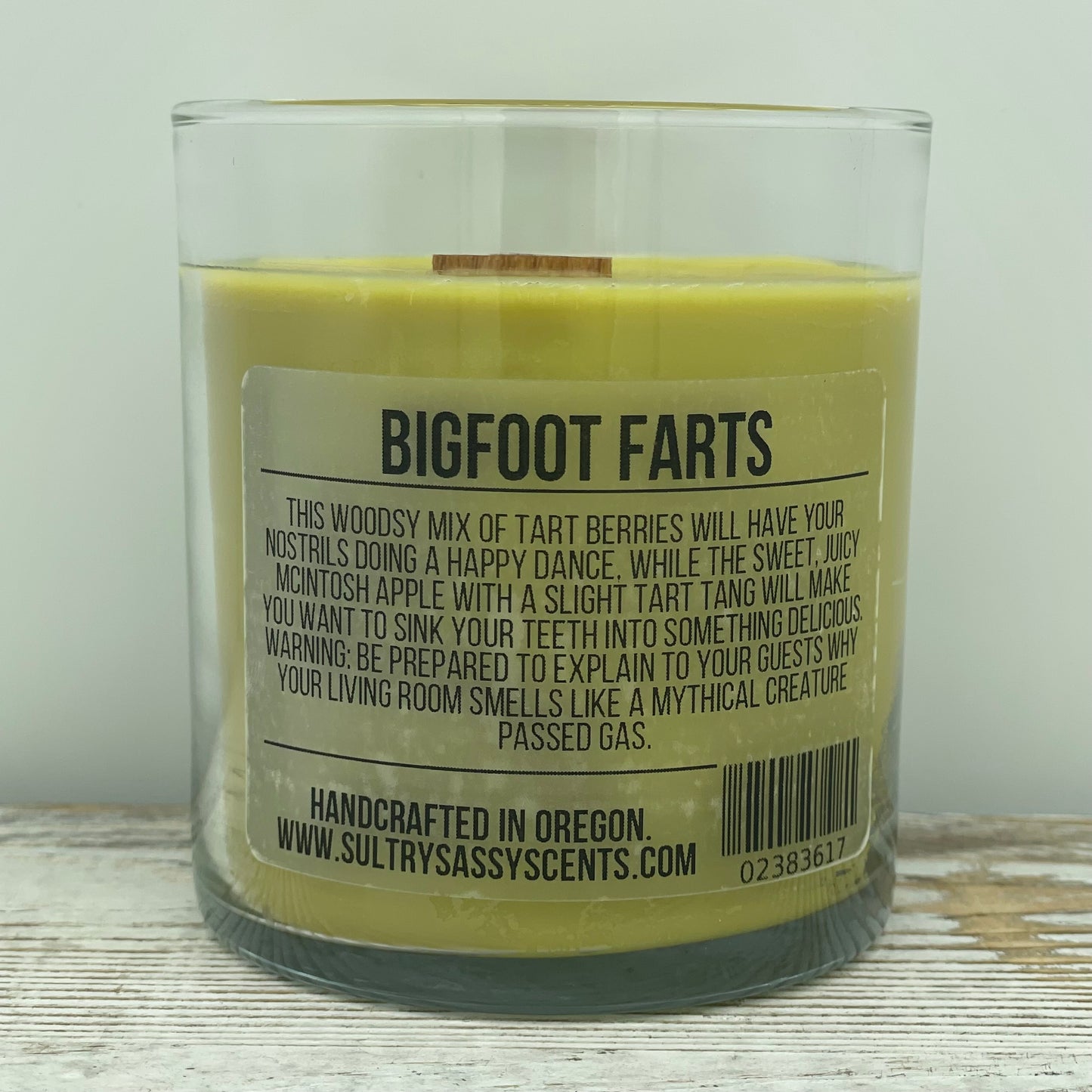 Bigfoot Farts - Soy Wax Candle