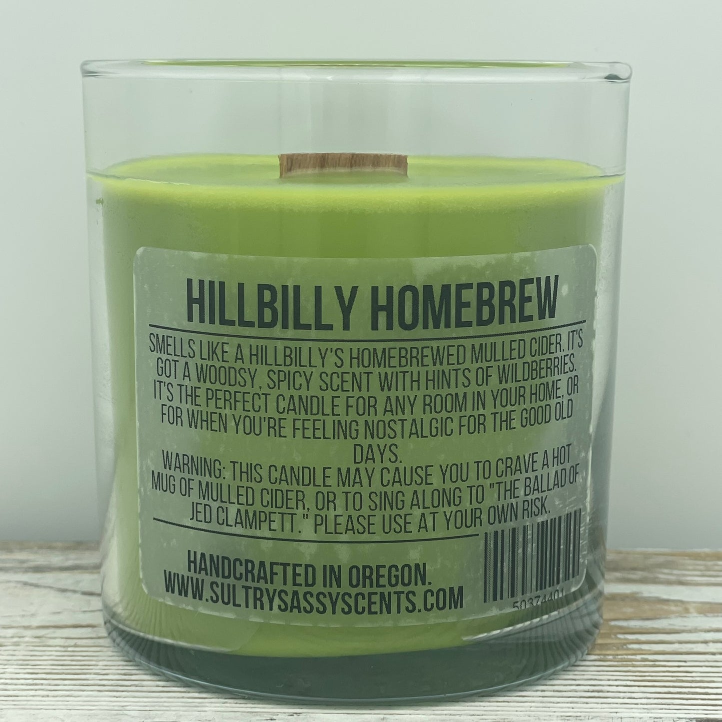 Hillbilly Homebrew - Soy Wax Candle