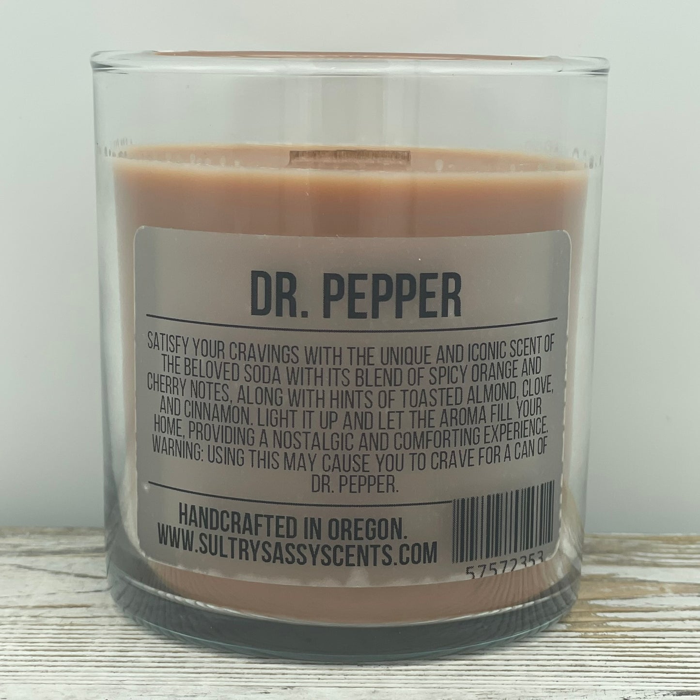 Dr. Pepper - Soy Wax Candle