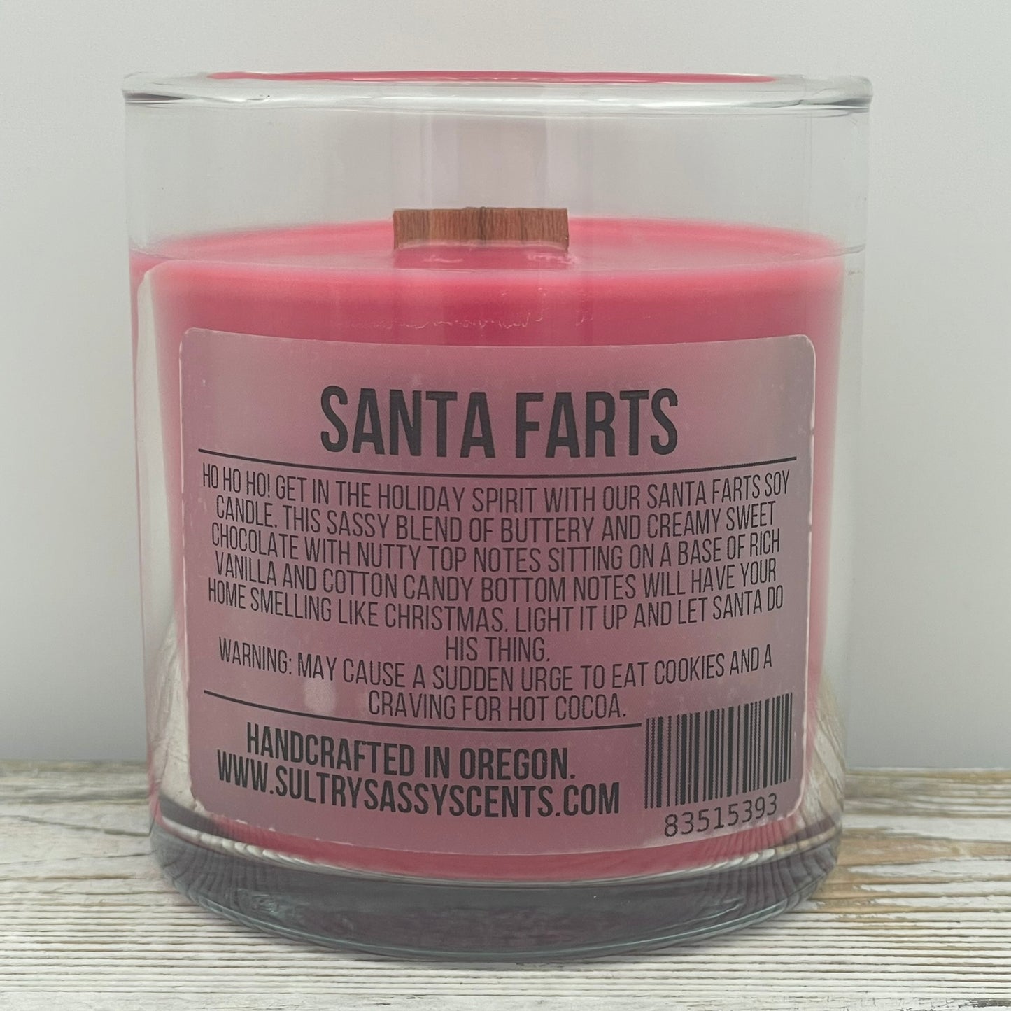 Santa Farts - Soy Wax Candle