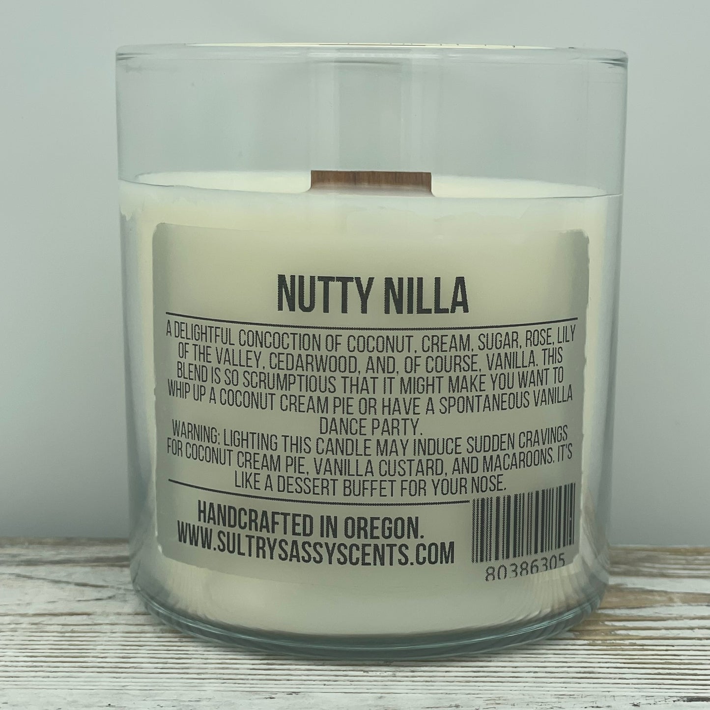 Nutty Nilla - Soy Wax Candle
