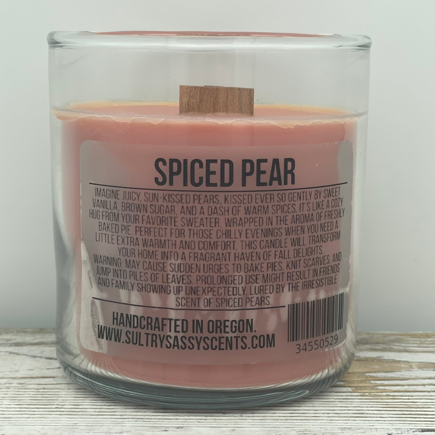 Spiced Pear - Soy Wax Candle