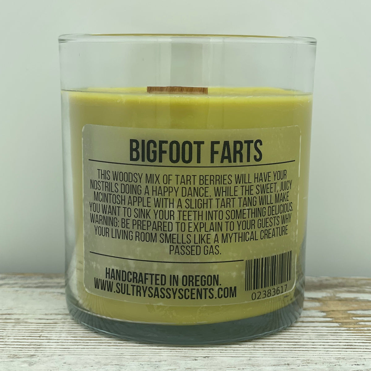 Bigfoot Farts - Soy Wax Candle