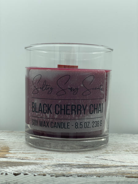 Black Cherry Chai - Soy Wax Candle