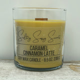 Caramel Cinnamon Latte - Soy Wax Candle