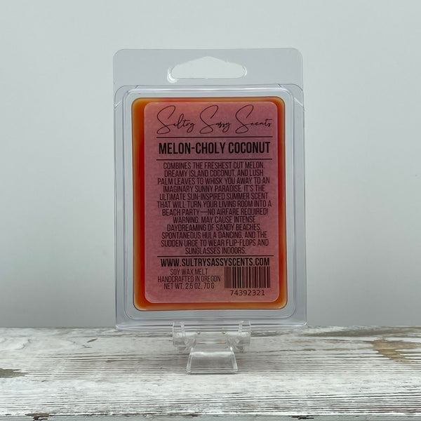 Melon-choly Coconut - Soy Wax Melt