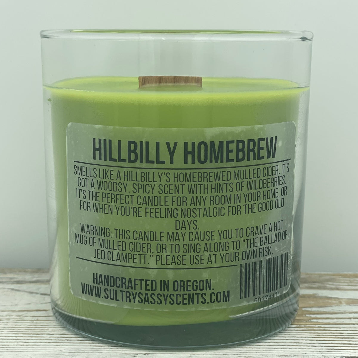 Hillbilly Homebrew - Soy Wax Candle