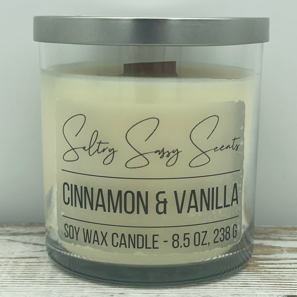 Cinnamon & Vanilla - Soy Wax Candle