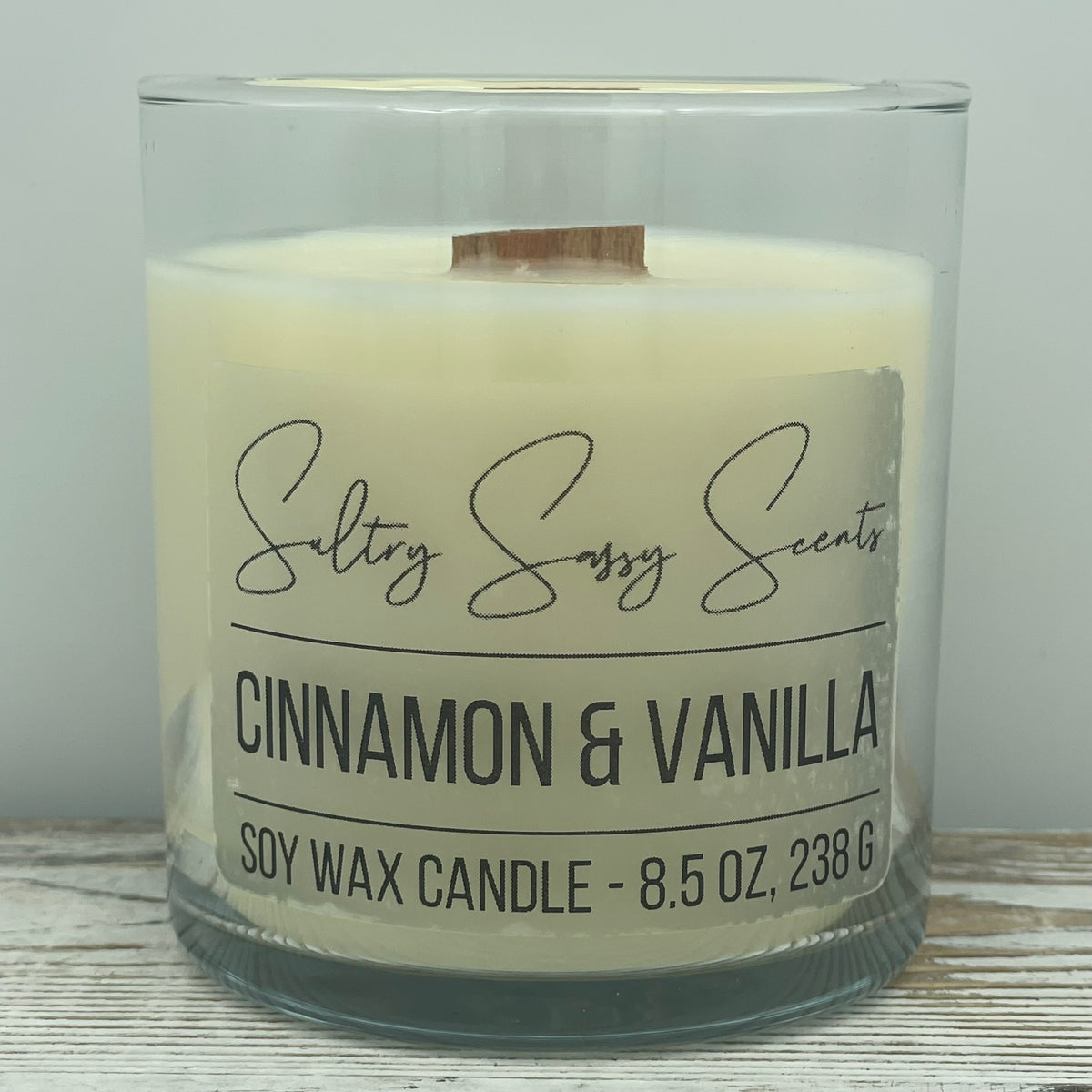 Cinnamon & Vanilla - Soy Wax Candle