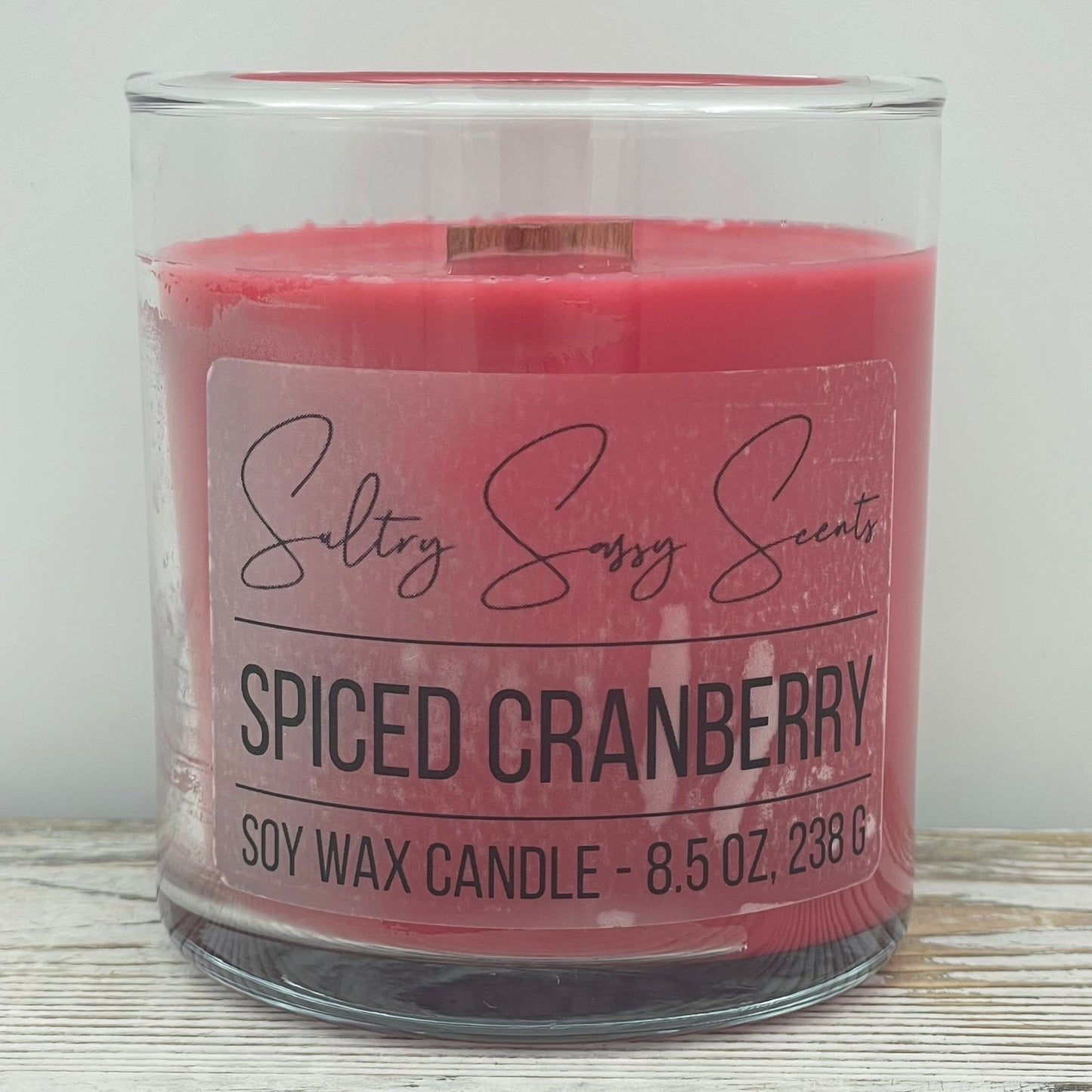 Spiced Cranberry - Soy Wax Candle