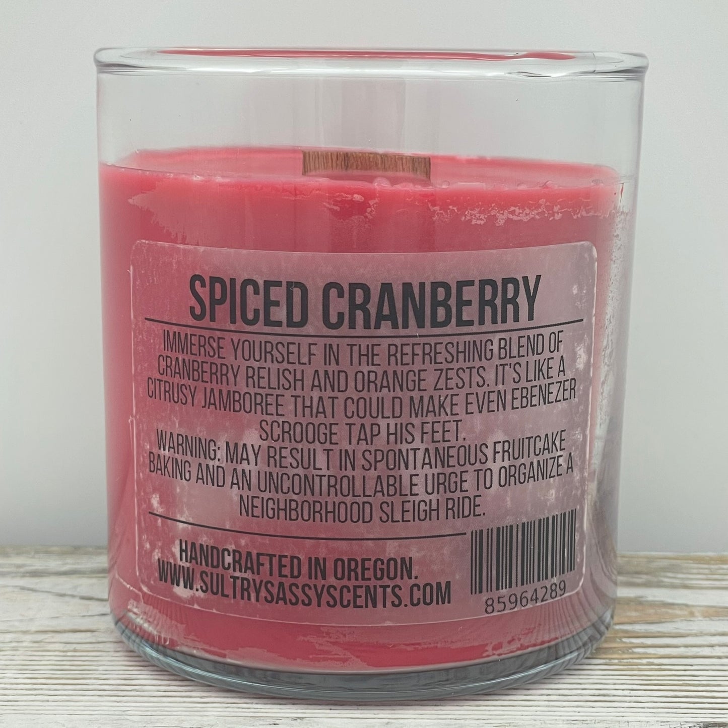 Spiced Cranberry - Soy Wax Candle