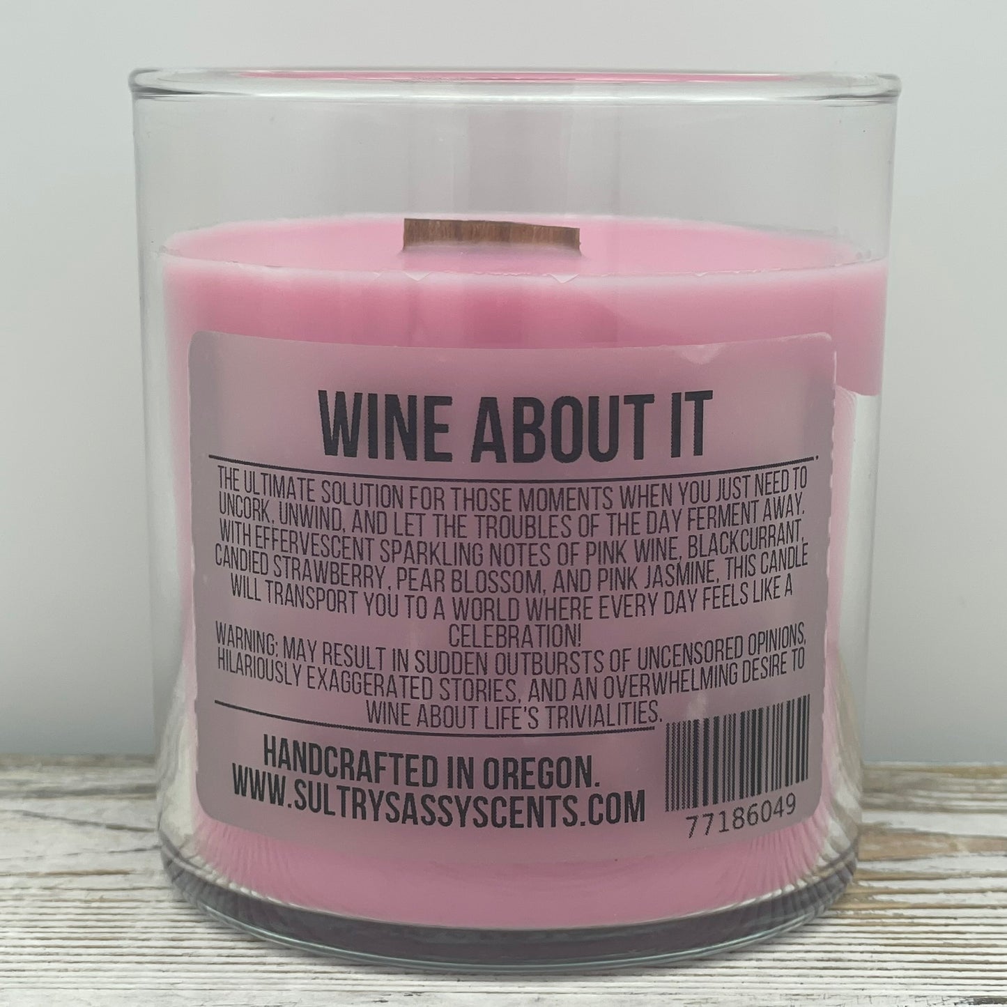Wine About It - Soy Wax Candle