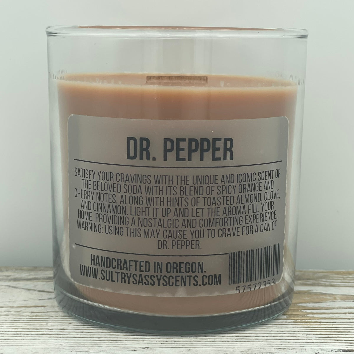 Dr. Pepper - Soy Wax Candle