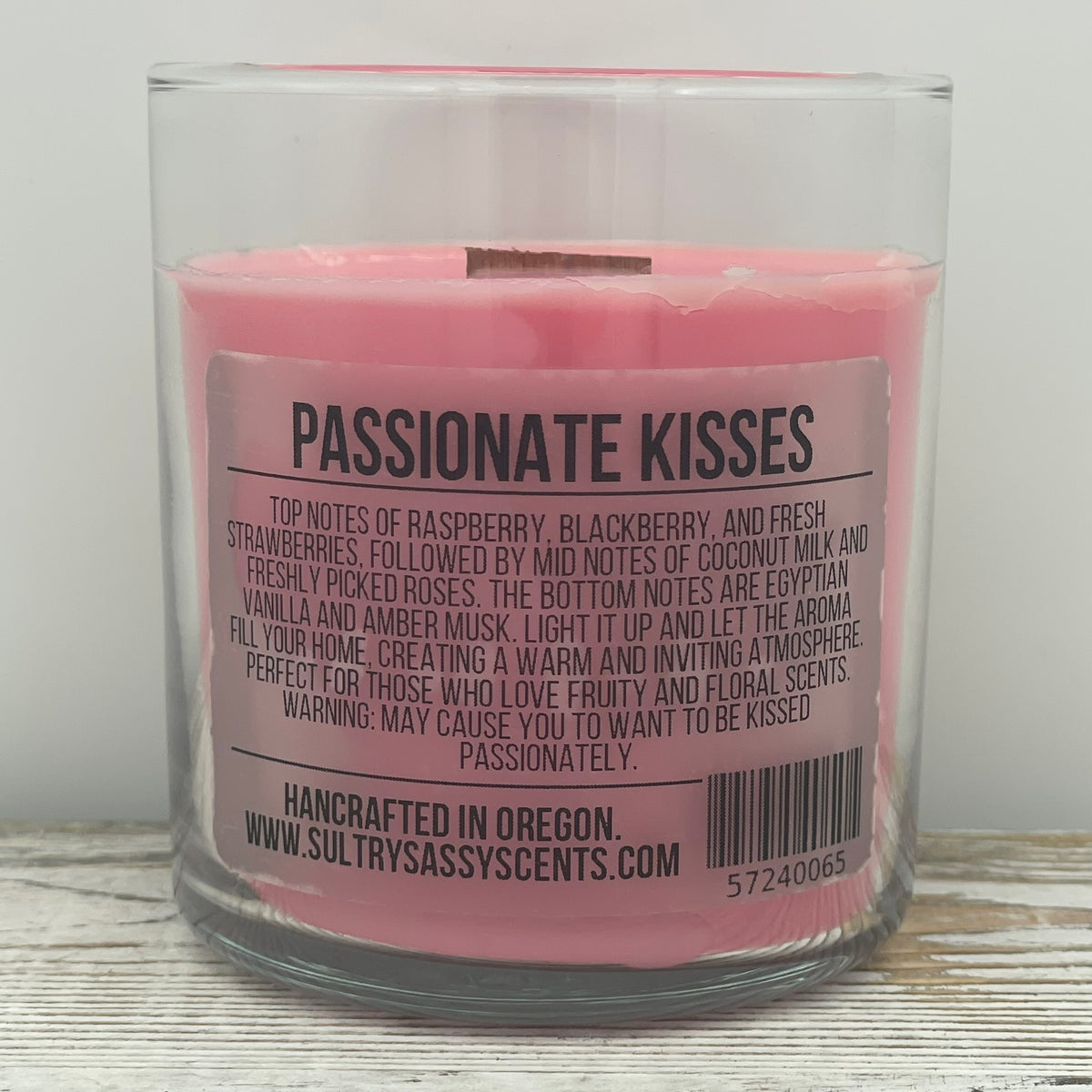 Passionate Kisses - Soy Wax Candle