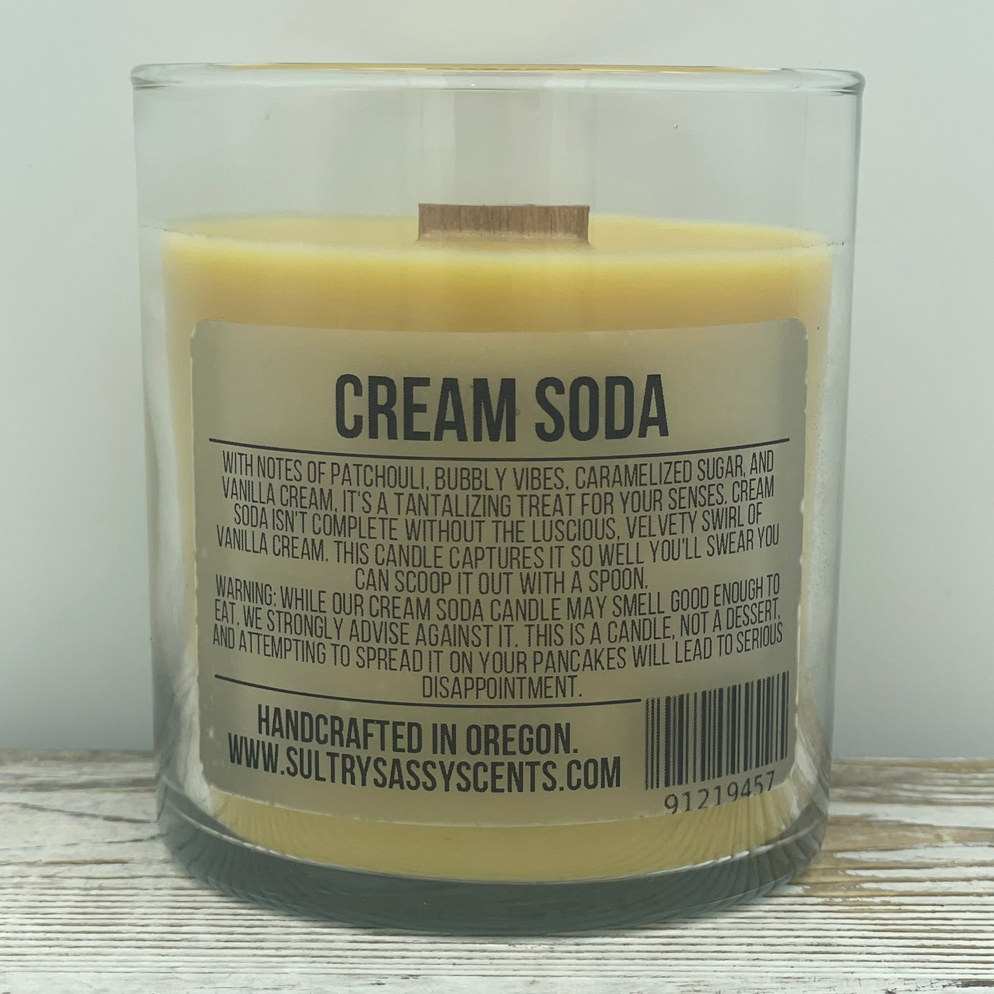 Cream Soda - Soy Wax Candle