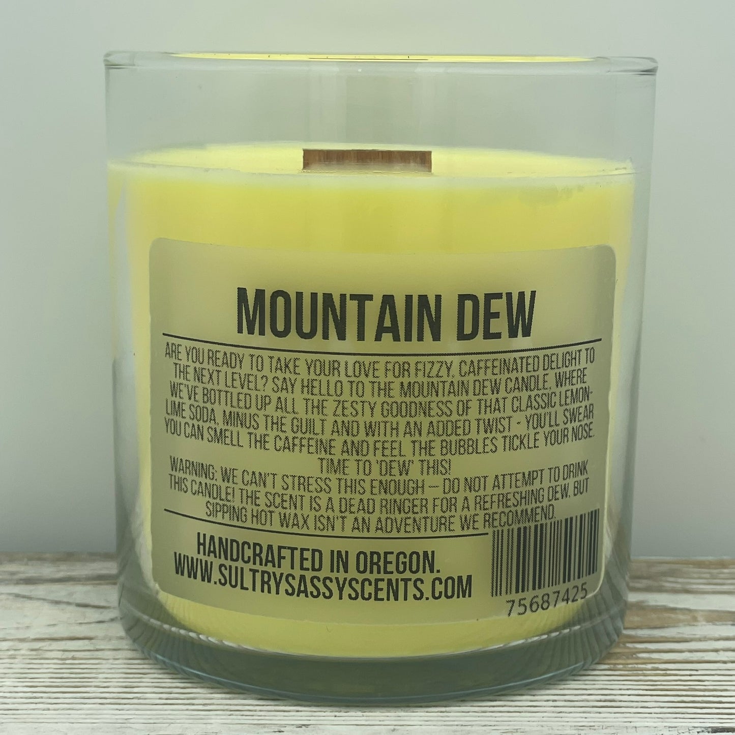 Mountain Dew - Soy Wax Candle