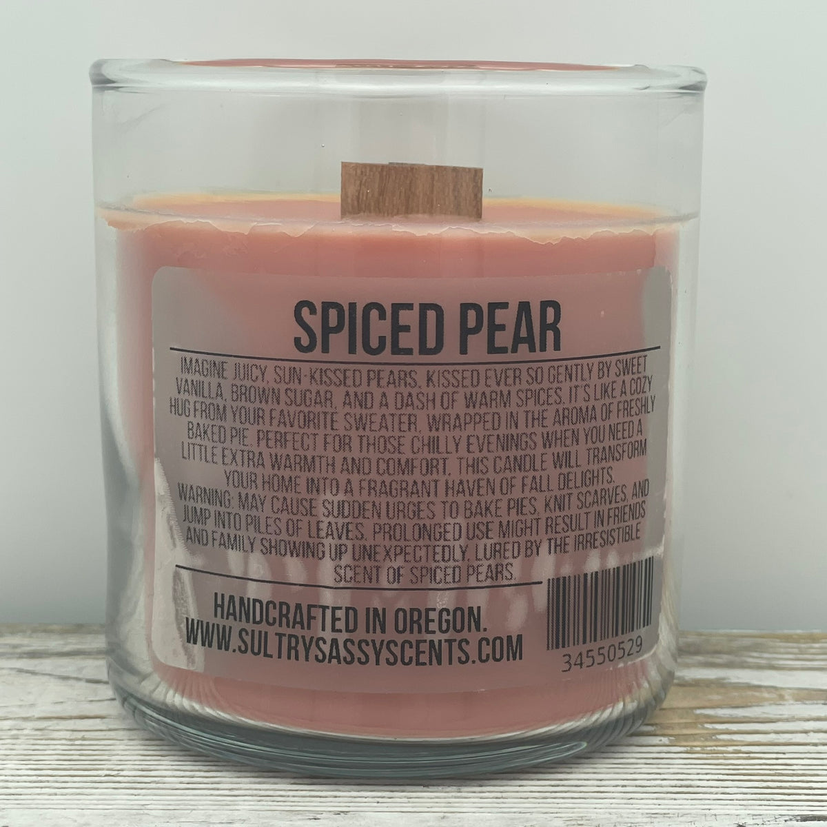 Spiced Pear - Soy Wax Candle