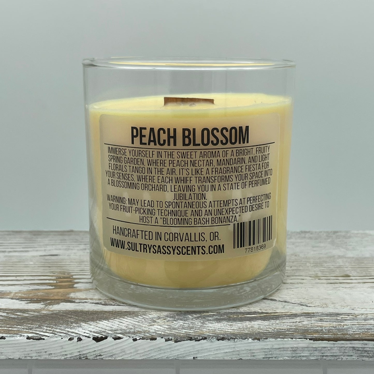 Peach Blossom - Soy Wax Candle
