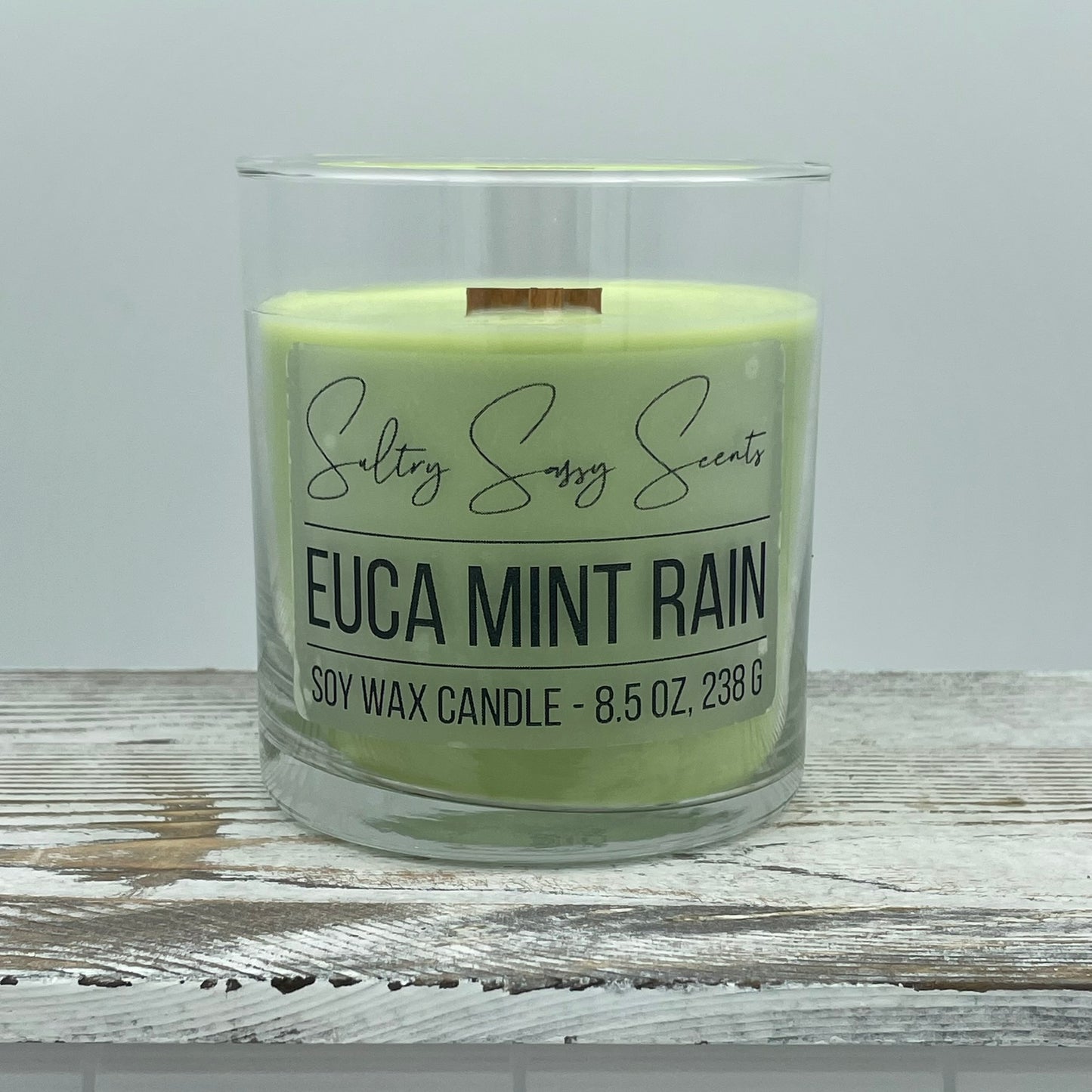 Euca Mint Rain - Soy Wax Candle