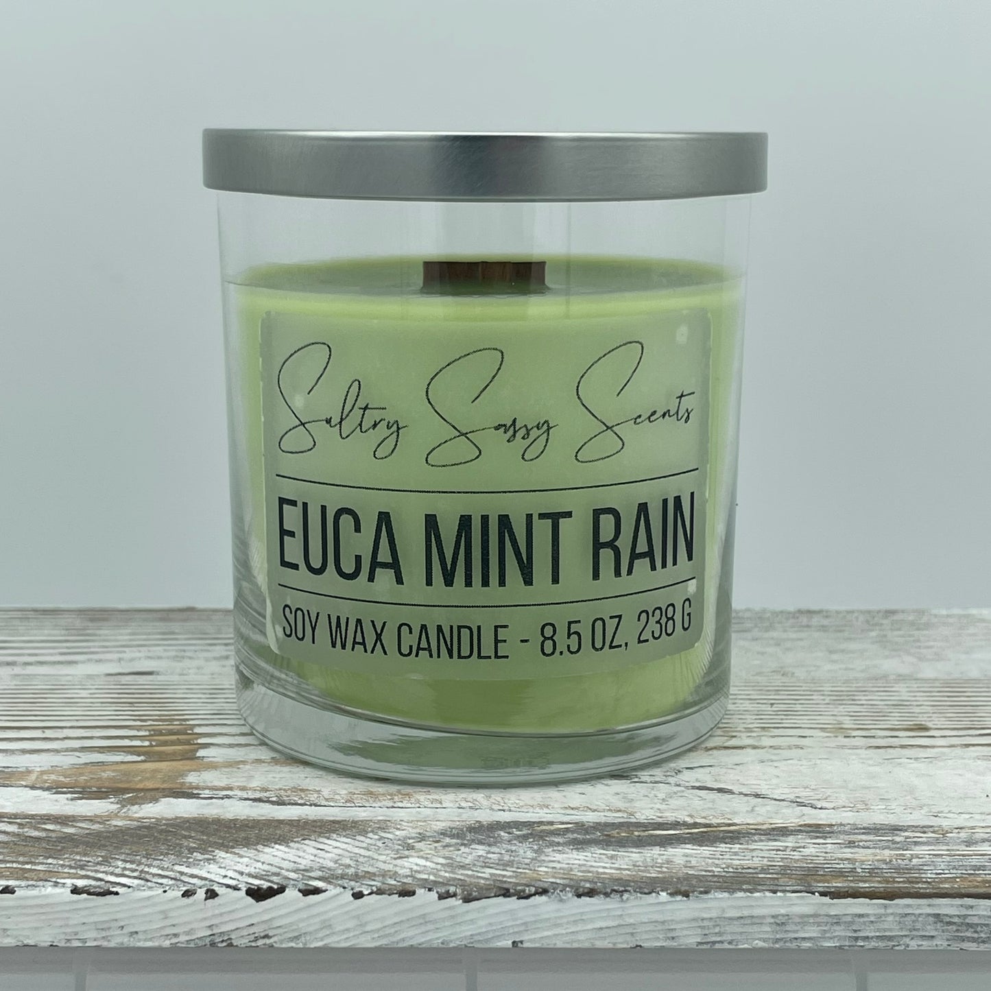 Euca Mint Rain - Soy Wax Candle