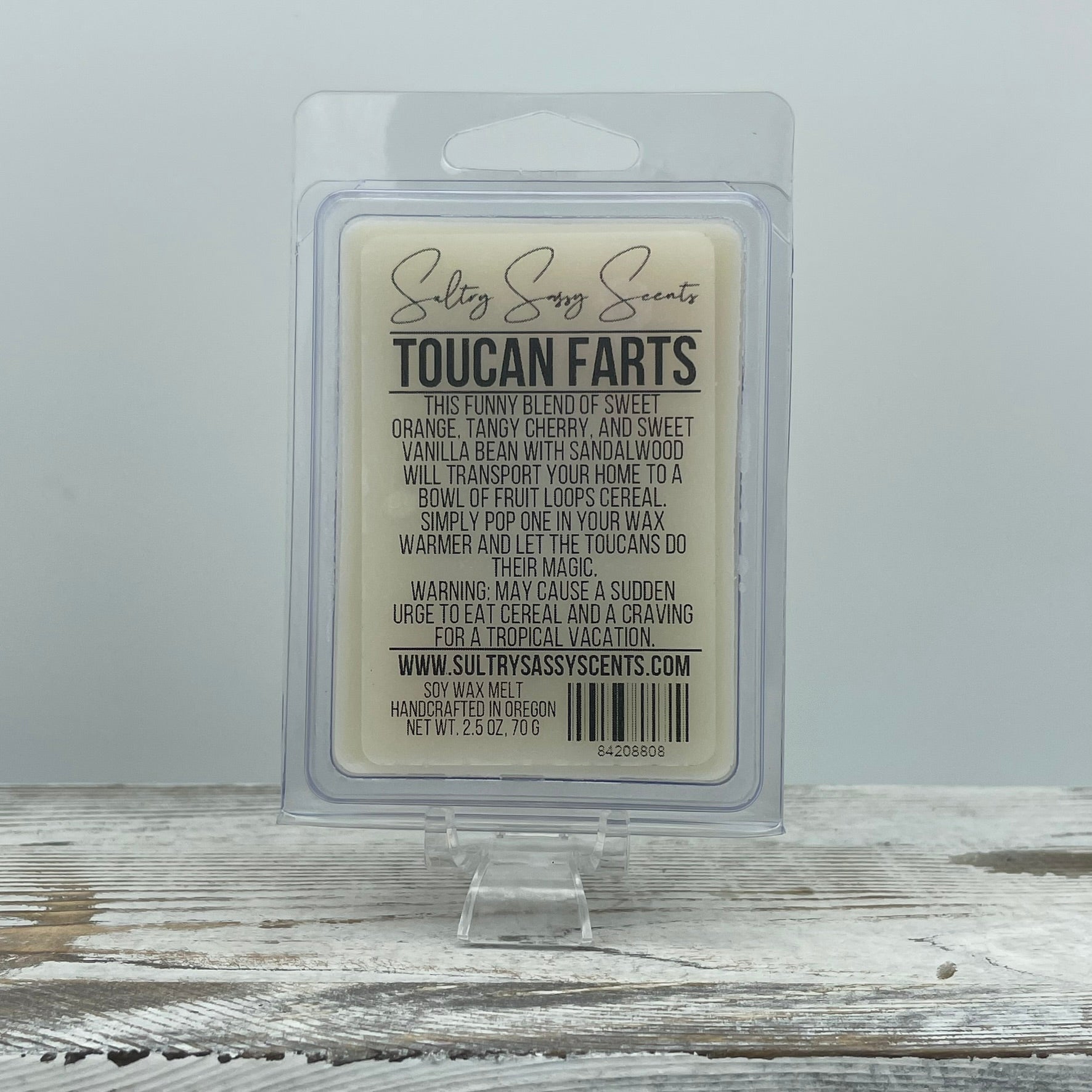 Toucan Farts - Soy Wax Melt – Sultry Sassy Scents