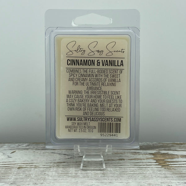 Cinnamon & Vanilla - Soy Wax Melt