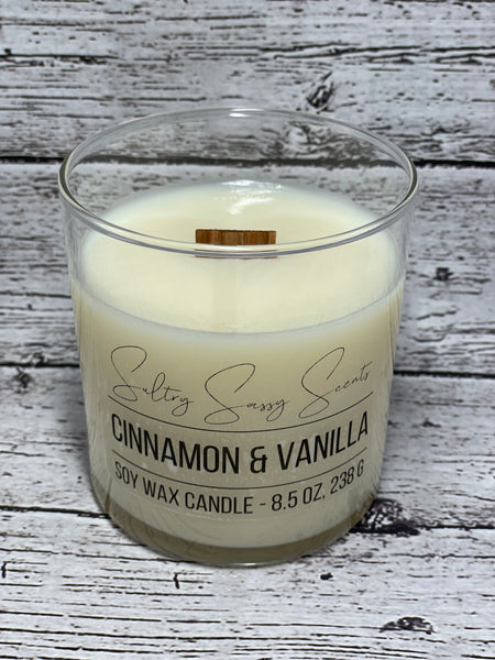 Cinnamon & Vanilla - Soy Wax Candle