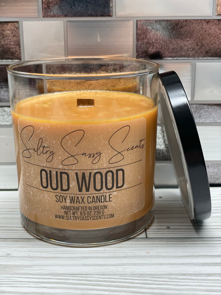Oud & Bergamot - Soy Wax Candle