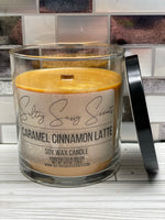 Caramel Cinnamon Latte - Soy Wax Candle