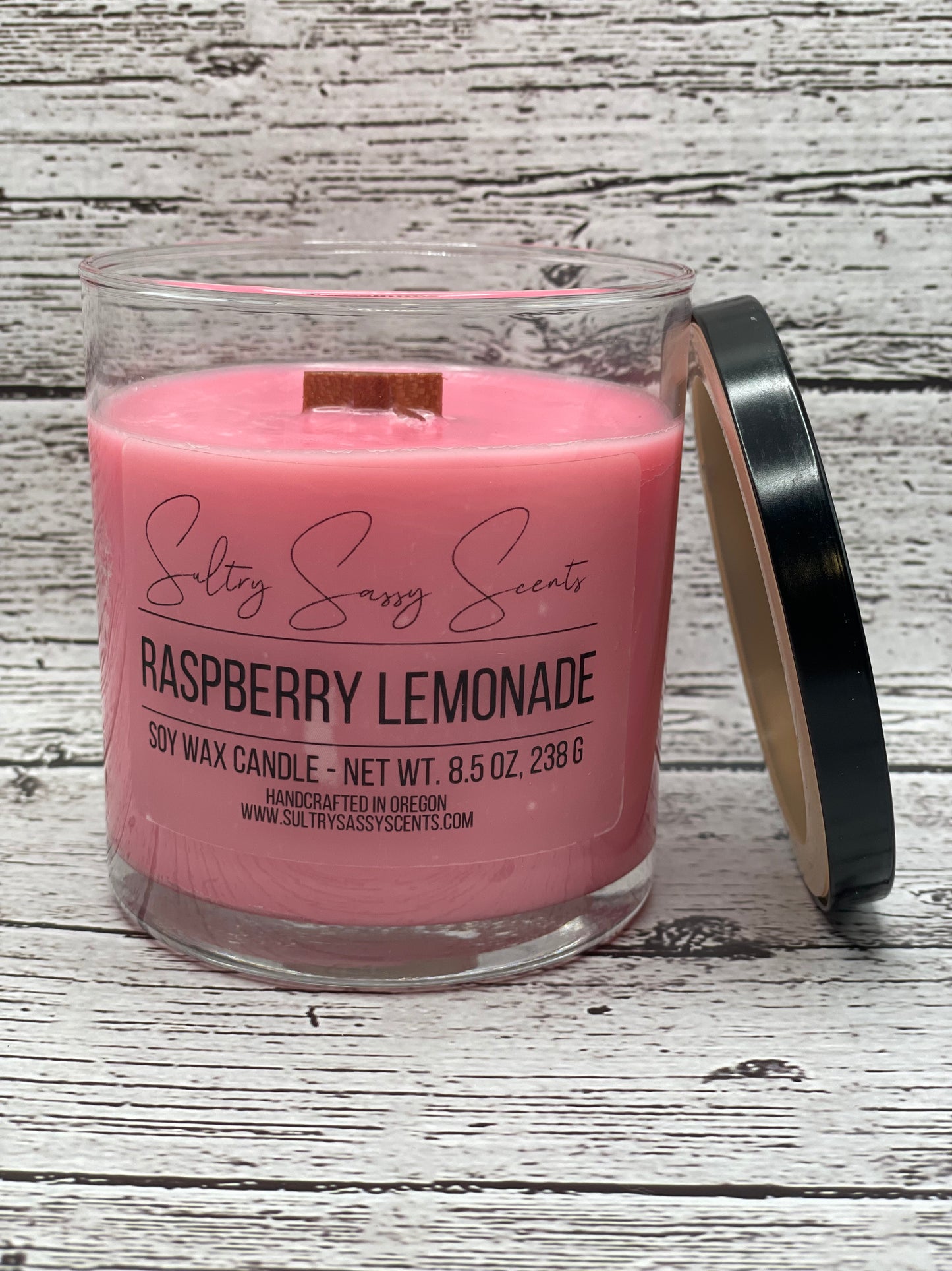 Raspberry Lemonade - Soy Wax Candle